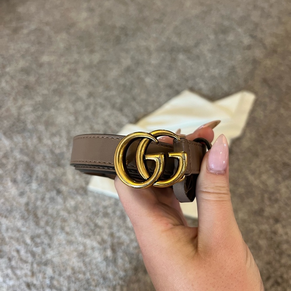 Gucci Marmont Thin Belt